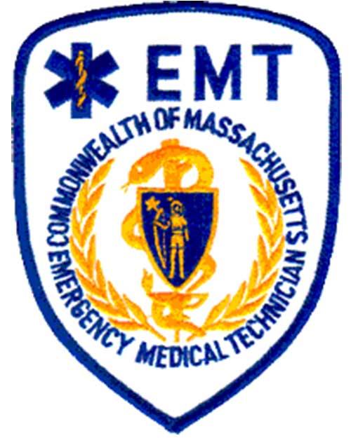 EMT Massachuetts Badge